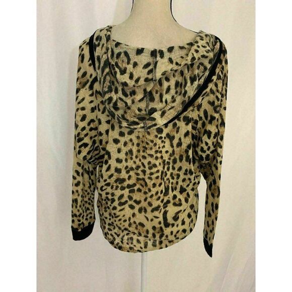 Lucca Couture Leopard Print Long sleeve sweater - Picture 5 of 8